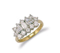 Y/G Cz Boat Ring