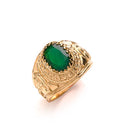 Y/G Green CZ Baby Collage Ring