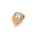 Y/G Clear CZ Baby Collage Ring