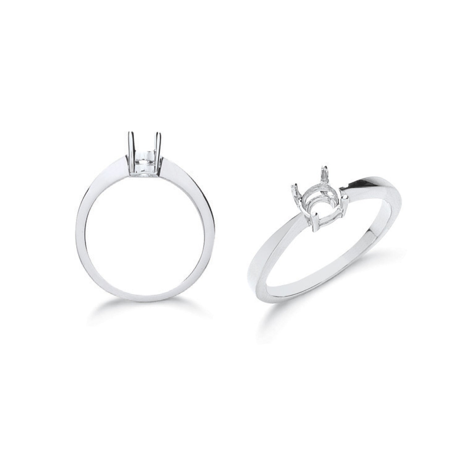 18ct W/G Ring Mount 0.40-0.50ct