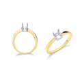 18ct Y/G Ring Mount 0.40-0.50ct