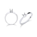 9ct W/G Ring Mount 0.20-0.25ct