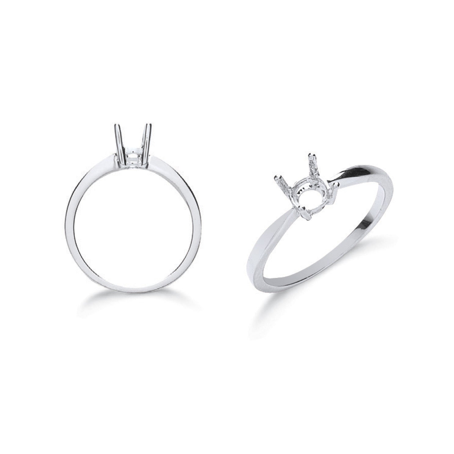 18ct W/G Ring Mount 0.30-0.35ct