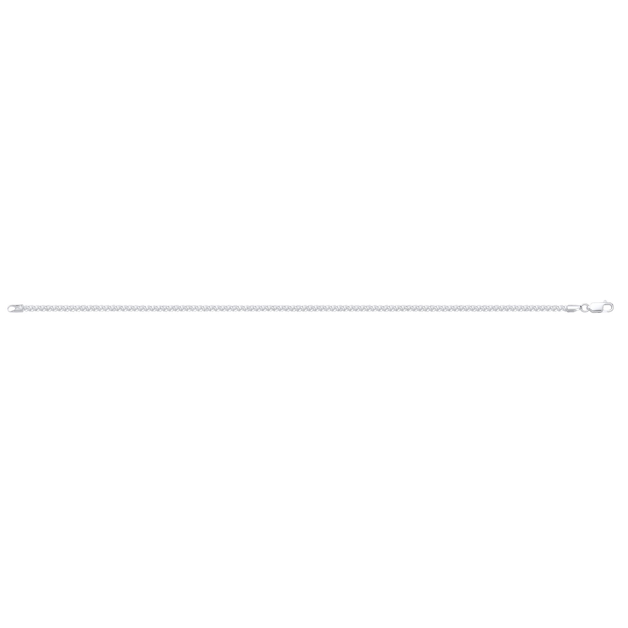 Silver Propeller Link Anklet