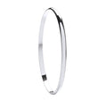 Silver 4mm D - Shaped Slave Bangle