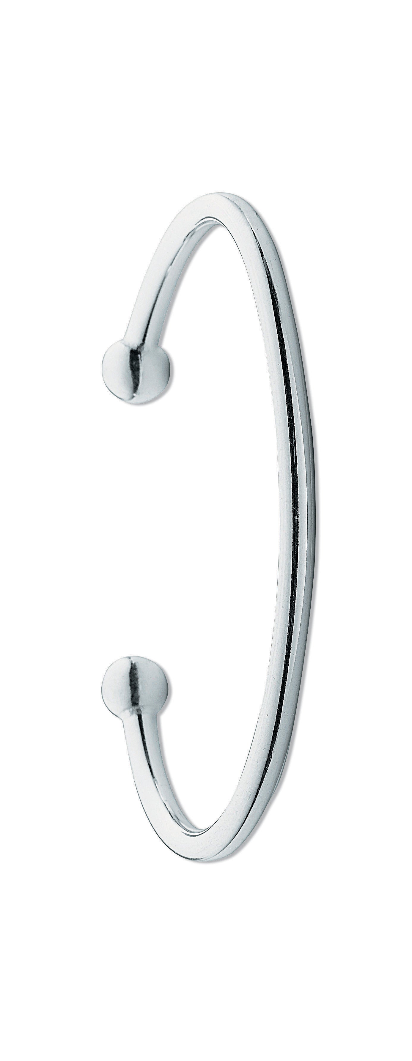 Silver 4mm Torgue Bangle