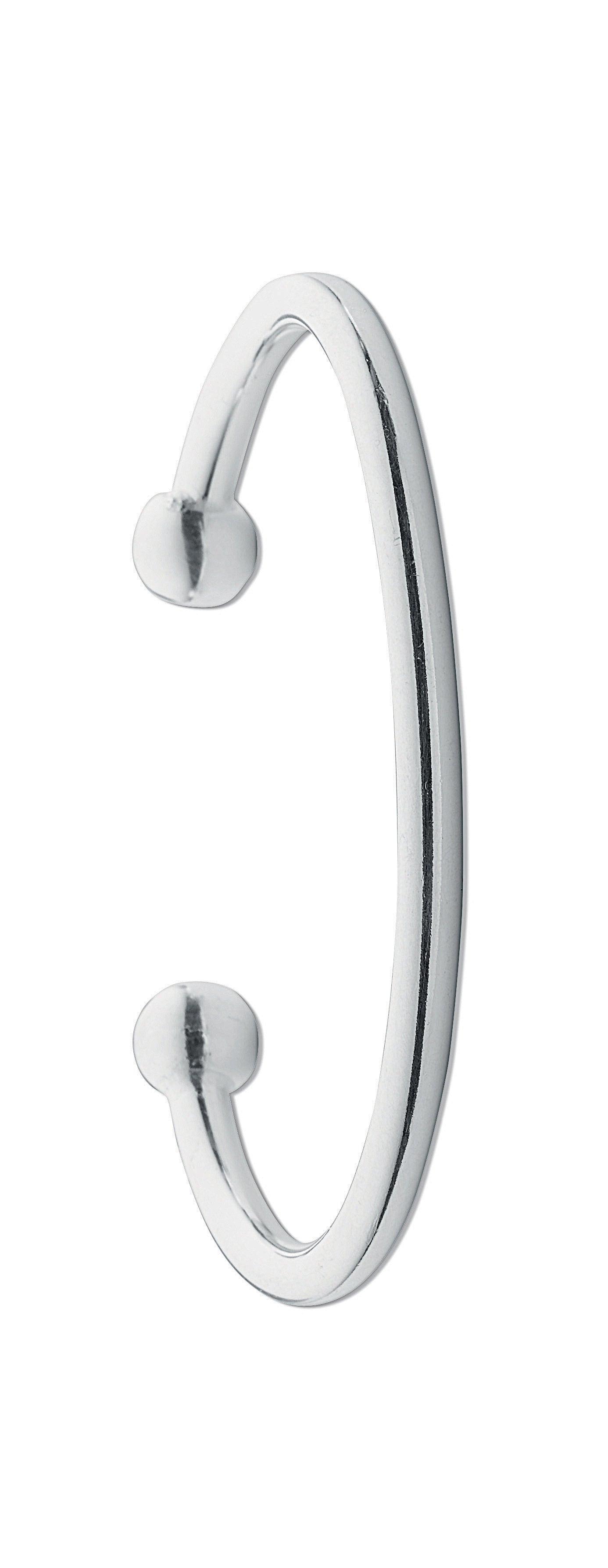 Silver 5mm Torgue Bangle