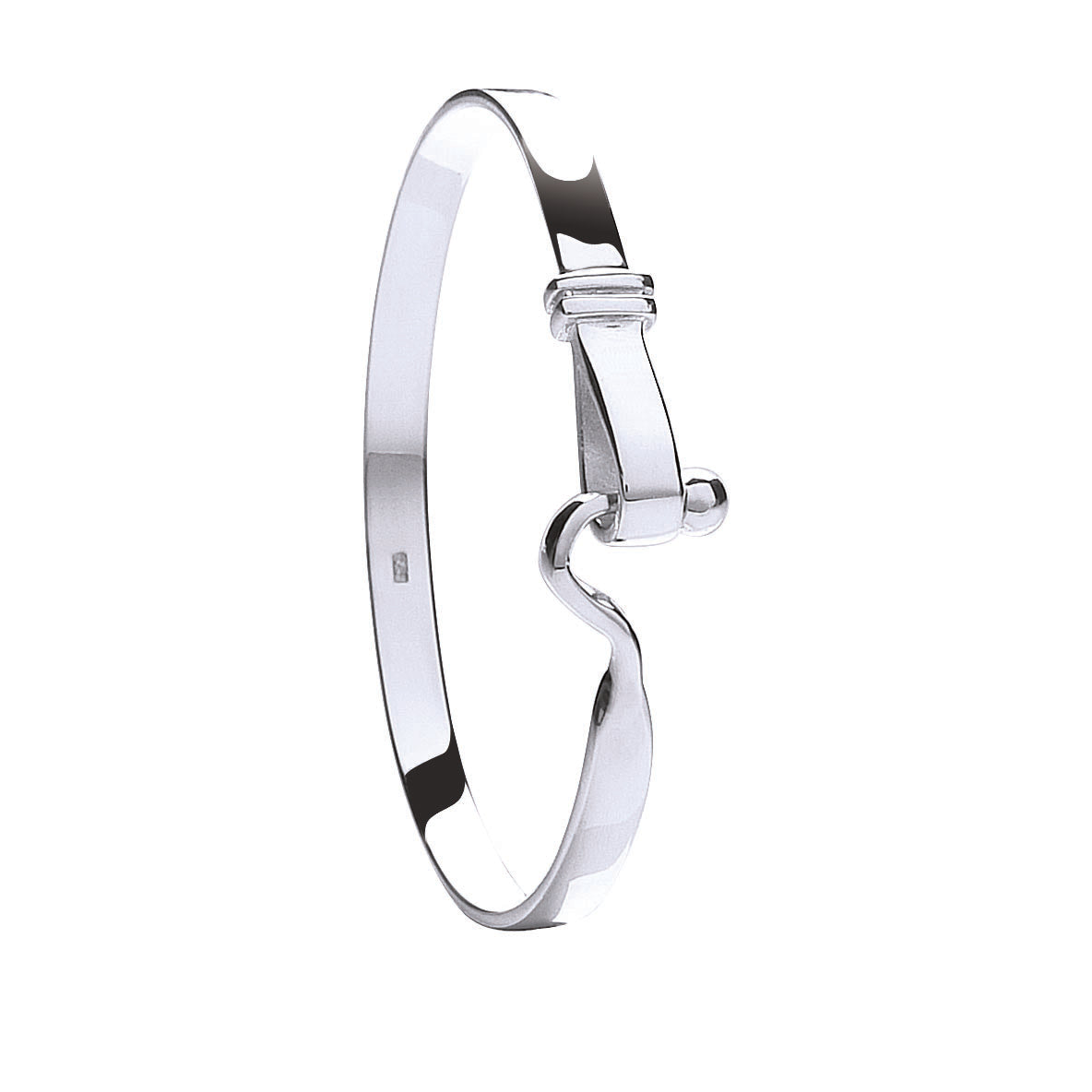 Silver Baby Hook Bangle