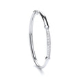 Silver Baby Cz Bangle