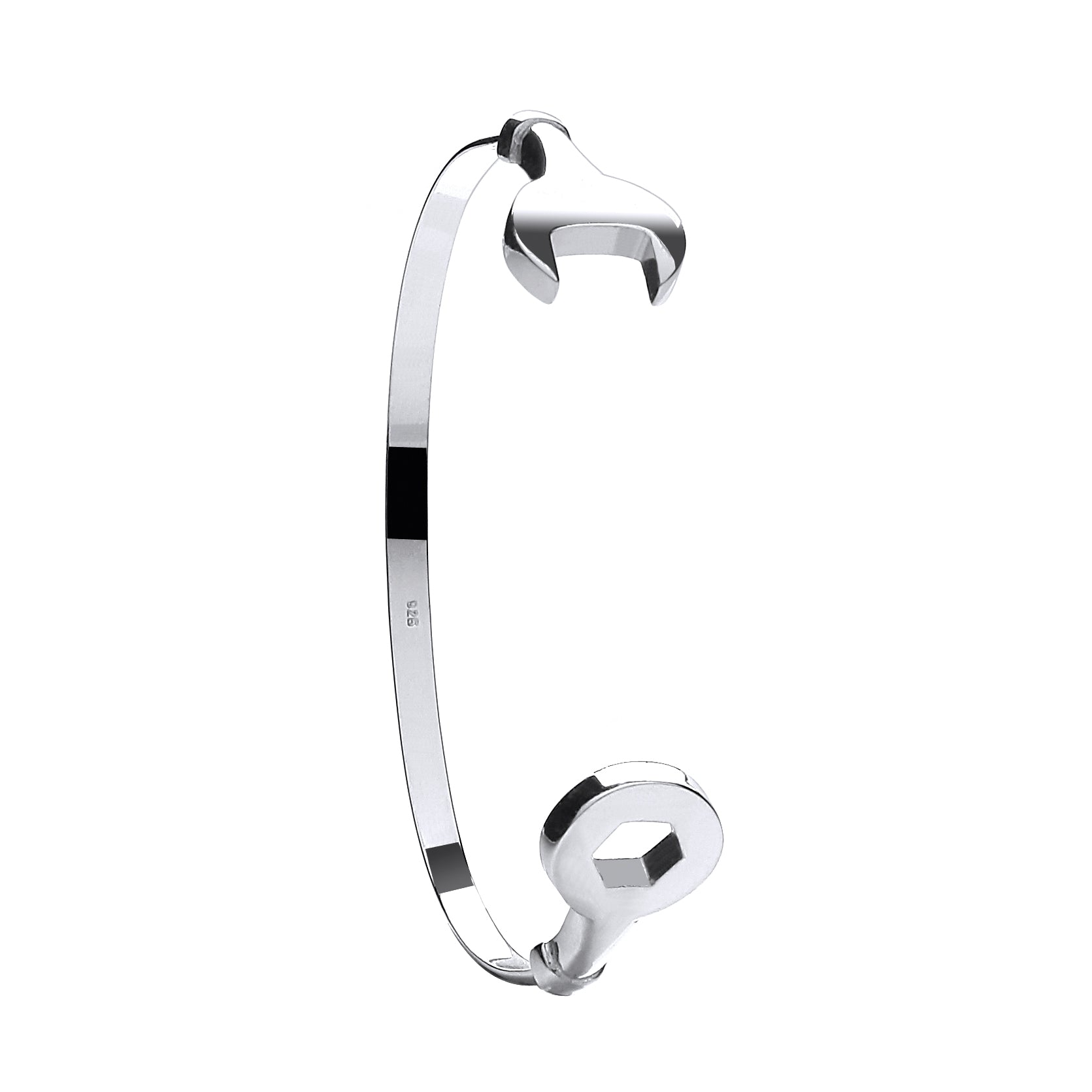 Silver Baby Spanner Bangle