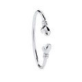 Silver Boxing Glove Baby Bangle