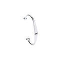 Silver Solid Baby Bangle with ID plate