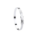 Silver Expandable Baby Bangle