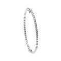 Silver Bead Ladies Bangle