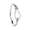 Silver Hook Gents Bangle