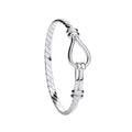 Silver Hook Baby Bangle
