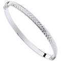 Silver Tyre Design Ladies Bangle