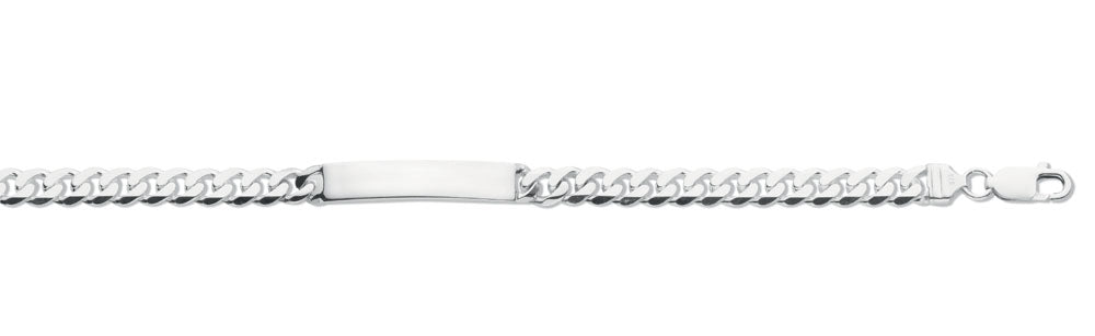Silver ID Gents 8" Bracelet