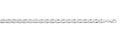 Silver 8mm Anchor Gents 8" Bracelet
