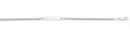 Silver ID Baby 6"/Ladies 7" Bracelet