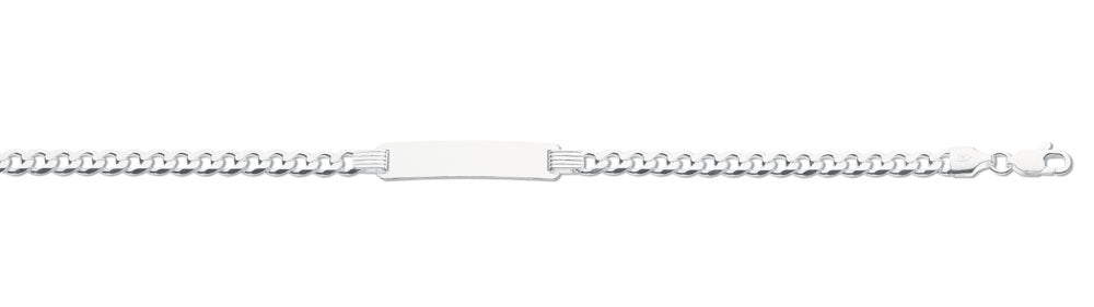 Silver ID Baby 6"/Ladies 7" Bracelet