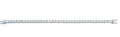 Silver 4.3mm Princess Cut Cz Tennis Bracelet