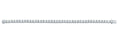 Silver 4.3mm Cz Tennis Bracelet