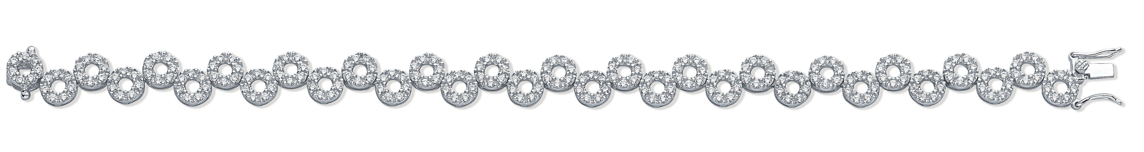 Sliver Fancy Cz Bracelet