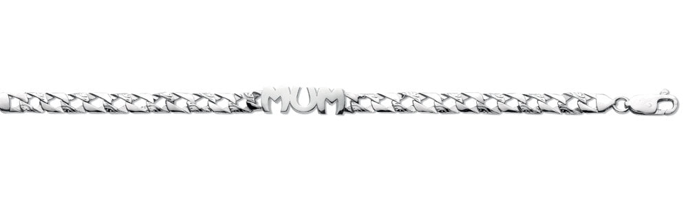 Silver Mum Bracelet