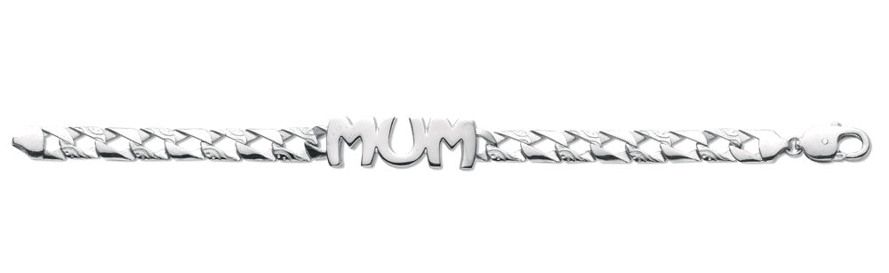 Silver Mum Bracelet