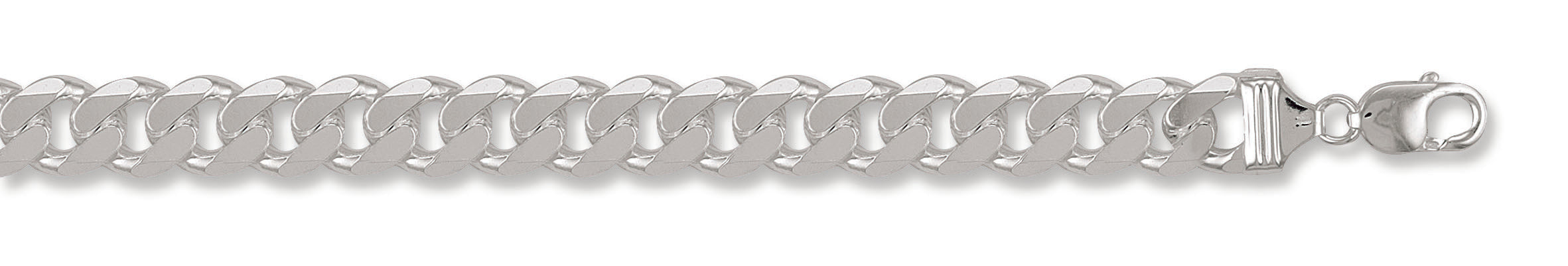 Silver 13mm Curb Chain