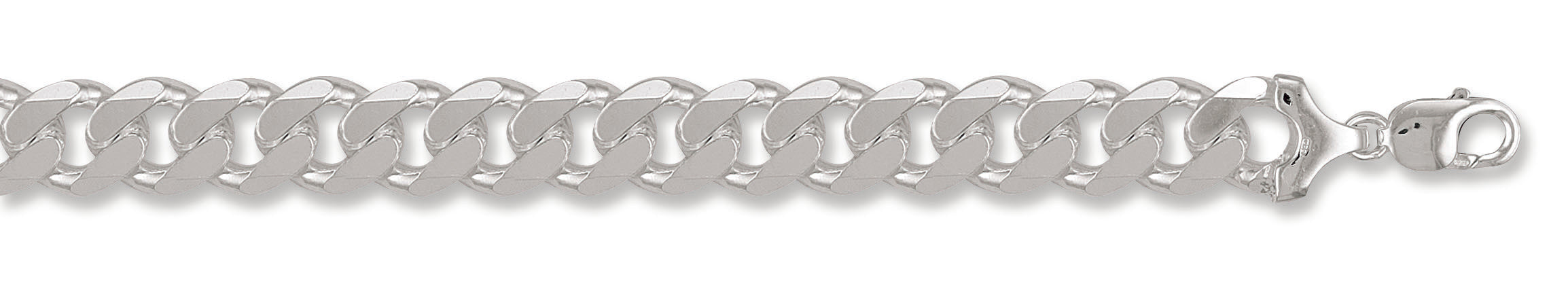 Silver 15mm Curb Chain