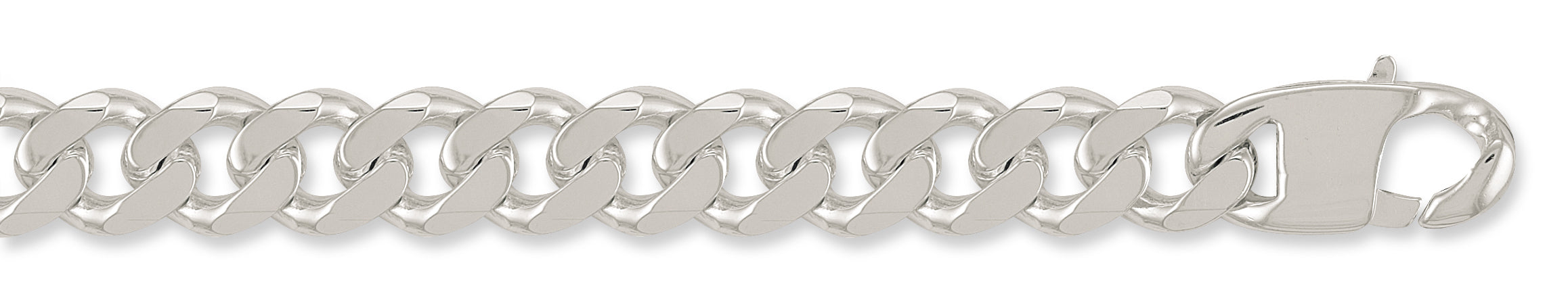 Silver 20mm Curb Chain