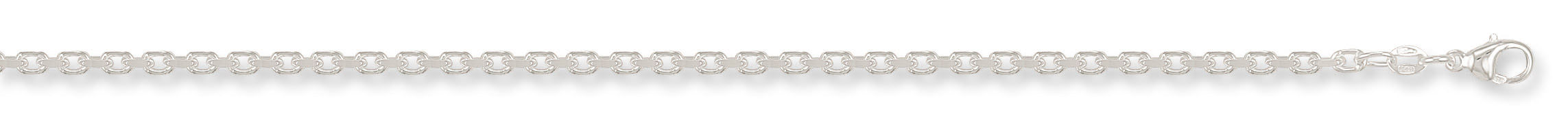 Silver 3.2mm Diamond Cut Belcher Chain