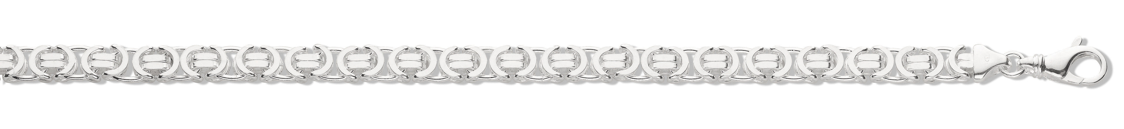 Silver 7mm Byzantine Chain