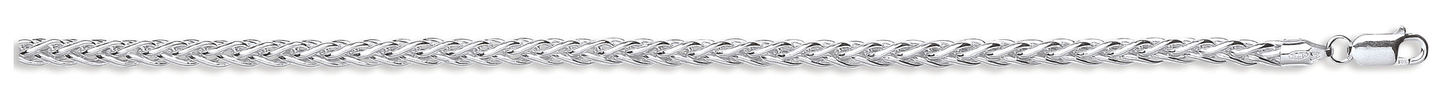 Silver 4.2mm Hollow Spiga Chain