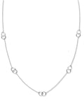 Silver Fancy Chain 34"