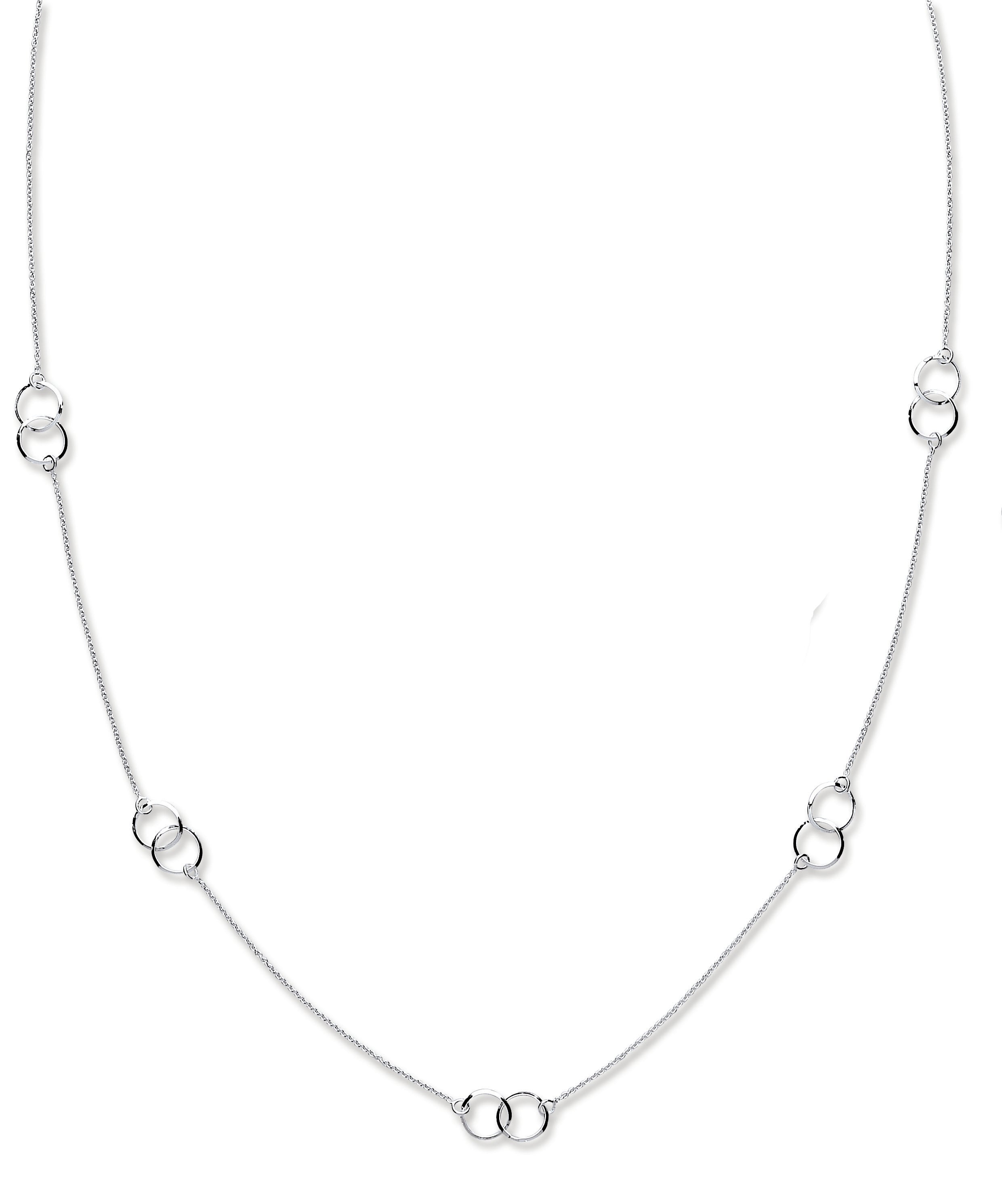 Silver Fancy Chain 34"
