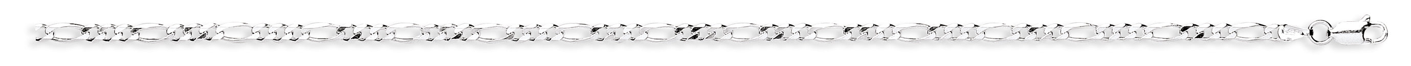 Silver 3mm Figaro Chains