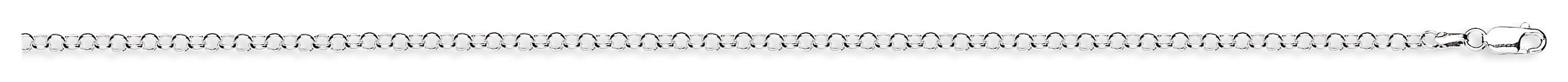 Silver 3mm Round Belcher Chain