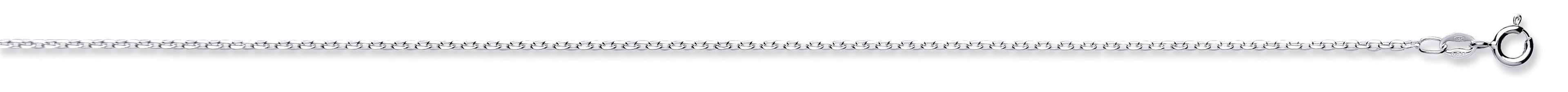 Silver 1.8mm Diamond Cut Belcher