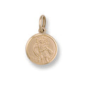 Y/G St Christopher Pendant