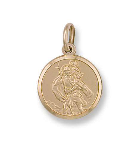 Y/G St Christopher Pendant
