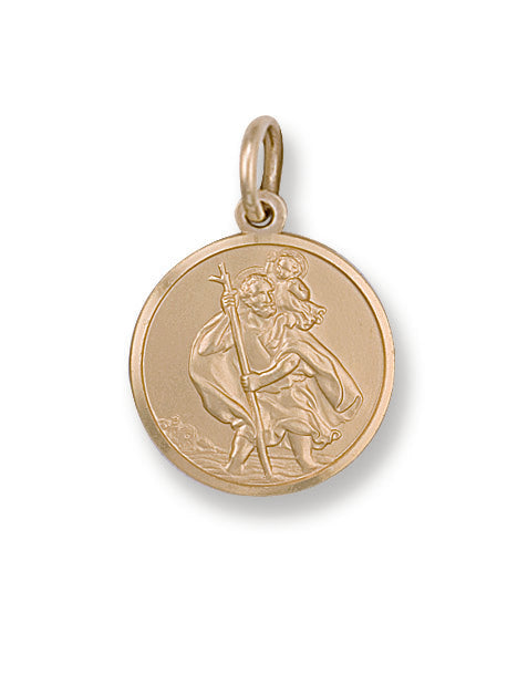 Y/G St Christopher Pendant
