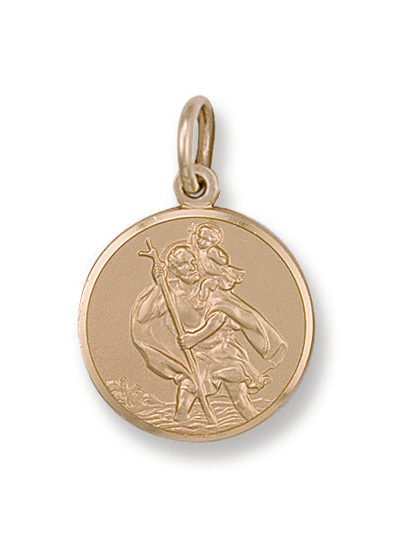 Y/G St Christopher Pendant