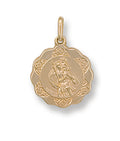 Y/G Light Weight St Christopher Pendant