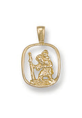 Y/G Cut Out St Christopher Pendant