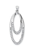 Silver Fancy Drop Pendant