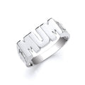 Silver MUM ID Ring