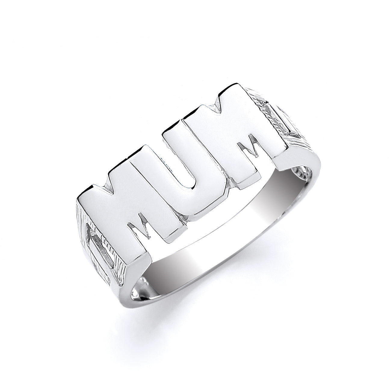 Silver MUM ID Ring